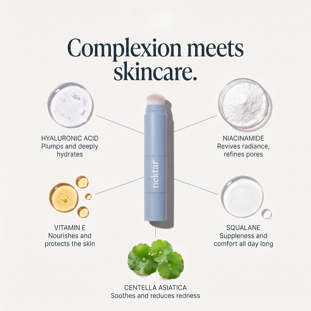 Color-Adapting Foundation Stick
